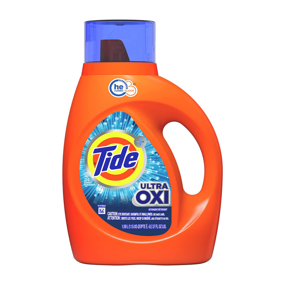 Tide Ultra Oxi Liquid Detergent, 24 Loads, 37 Oz